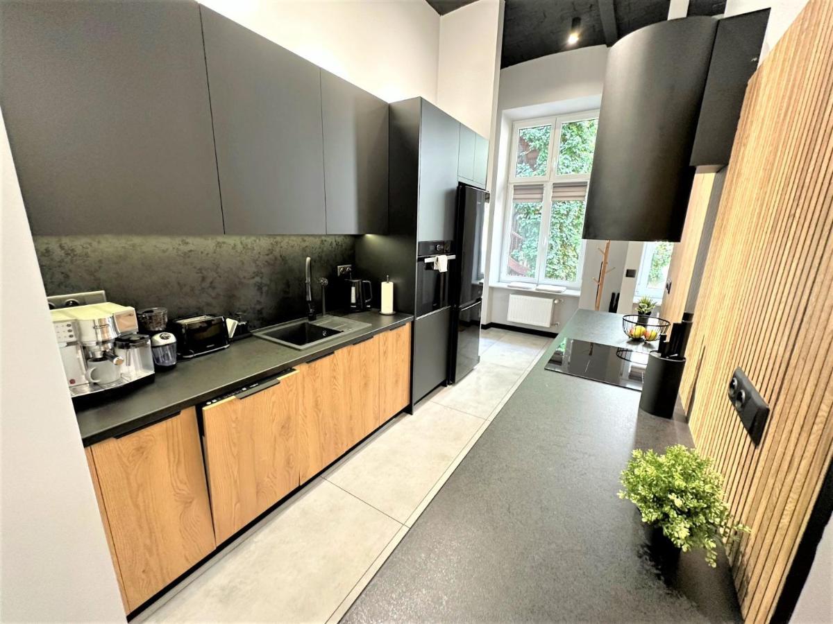 Luxury 100M2 Loft Design-Apartment At Wawel + Netflix Krakow Luaran gambar