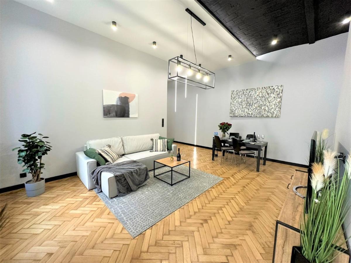 Luxury 100M2 Loft Design-Apartment At Wawel + Netflix Krakow Luaran gambar