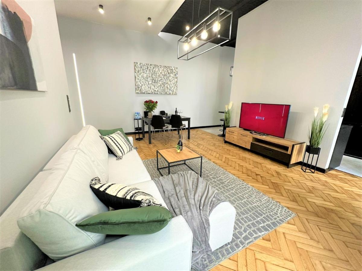 Luxury 100M2 Loft Design-Apartment At Wawel + Netflix Krakow Luaran gambar