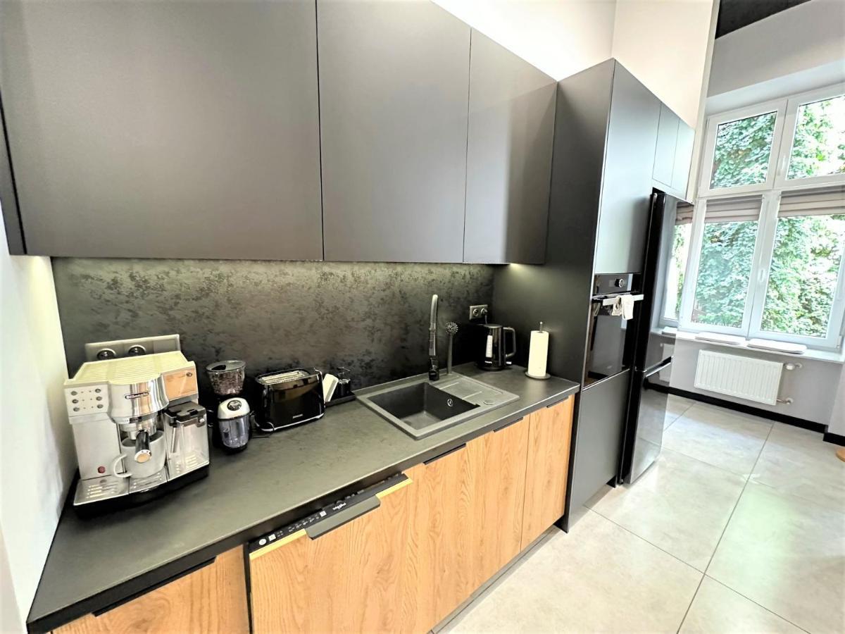 Luxury 100M2 Loft Design-Apartment At Wawel + Netflix Krakow Luaran gambar